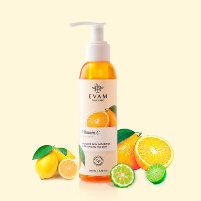 

Evam Vitamin C Face Wash - No Sulphate & Paraben - 140 ML â¦ Face Wash(140 ml)