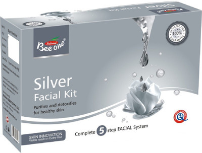 

BeeOne Unisex Silver Facial Kit for Purifies and Detoxifies for Healthy Skin 80 g