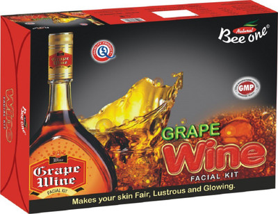 

BeeOne Unisex Grape Wine Facial Kit Set for All Skin Type 55 g