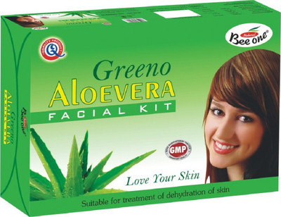 

BeeOne Unisex Aloevera Facial Kit for All Skin Type (Pack of 1 Kit Set, ) 55 g