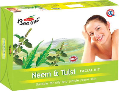 

BeeOne Unisex Neem & Tulsi Facial Kit Set for All Skin Type 55 g
