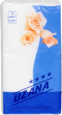 

Shopfleet Pack of 10 FACIAL POCKET TISSUE(Pack of 100)