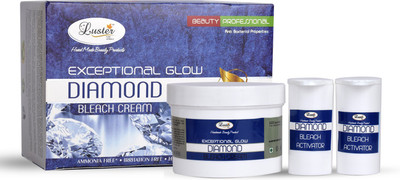 

Luster Exceptional Glow Diamond Bleach cream (with Pre Bleach Cream & Post Bleach Pack)(500 ml)
