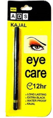 

ADS Kajal Waterproof Long-Lasting (0.35g Pack Of 1) (Black)(Deep Black)