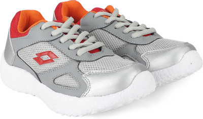 

Lotto Boys & Girls Lace Running Shoes(Grey, Grey/ orange/ white