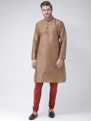 DEYANN Men Kurta Churidar Set