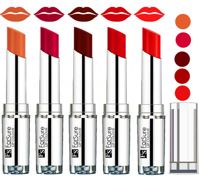 

Forsure Velvet Matte Lip Color Combo(Nude,Magenta,Maroon,Romantic Red,Orange)