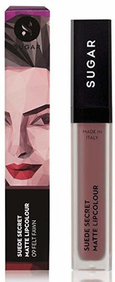 

SUGAR Cosmetics Suede Secret Matte Lipcolour(Beige Nude)