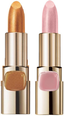 Gabbu PERFECT SHINY MULTIPURPOSE LIPSTICK COMBO(MAGIC SILVER, ROSE GOLD)
