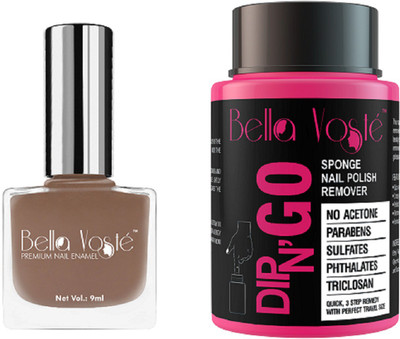 

Bella Voste Nail Polish Kit ANTIQUE ALMOND Glossy 89 ml Pack of 2(Pack of 2)