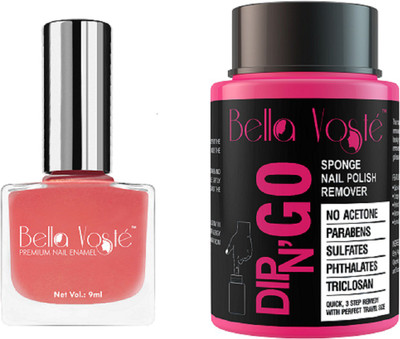 

Bella Voste Nail Polish Kit PEACHY DIAMOND Shimmer 89 ml Pack of 2(Pack of 2)