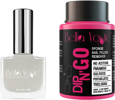 

Bella Voste Nail Polish Kit CRISP WHITE Glossy 89 ml Pack of 2(Pack of 2)