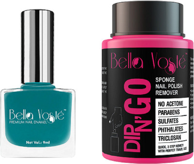 

Bella Voste Nail Polish Kit TROPICAL TEAL Glossy 89 ml Pack of 2(Pack of 2)
