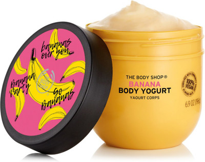 

The Body Shop banana body yogurt imported from Germany 200 gm(.196 g)
