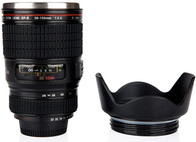 Vimal Creation Camera Lens Coffee Plastic Coffee Mug(380 ml)