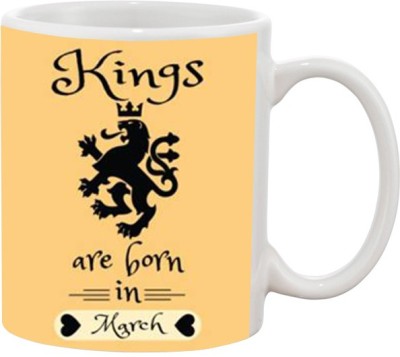 ARTBUG Born in March - 924 Ceramic Coffee Mug(350 ml)