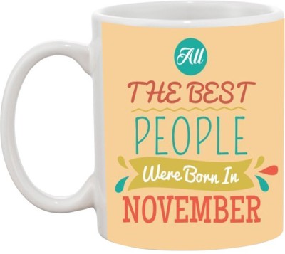 ARTBUG Born in November - 796 Ceramic Coffee Mug(350 ml)