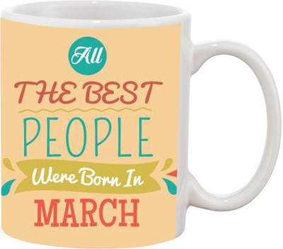 ARTBUG Born in March - 911 Ceramic Coffee Mug(350 ml)