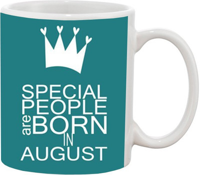 ARTBUG Born in August - 805 Ceramic Coffee Mug(350 ml)