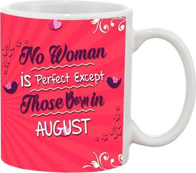 ARTBUG Woman Born in August - 835 Ceramic Coffee Mug(350 ml)