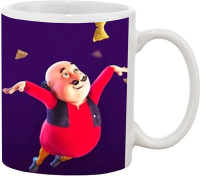 ARTBUG Motu Patlu - 668 Ceramic Coffee Mug(350 ml)