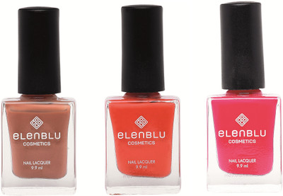 

Elenblu Tarnished Copper, Brickola & Mauve Taupe - (9.9ml Each) brown(Pack of 3)