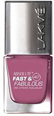 

Lakme Fast and Fabulous One Stroke Nail Color Wicked Pink - 22