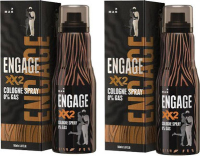 

Engage XX2 Cologne Combo Set -( 135+135)ml Eau de Cologne - 270 ml(For Men)