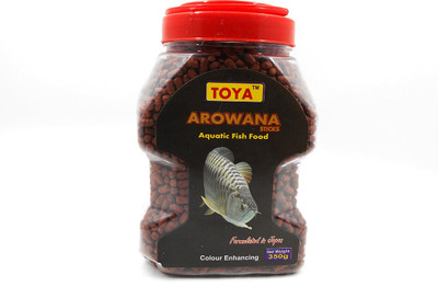 

toya AROWANA STICKS 350G Sea Food, Vegetable, Fish, Oats 350 g Dry Fish Food
