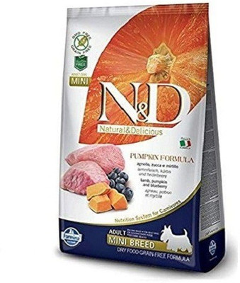 

Farmina N&D Grain Free Lamb & Blueberry Adult Mini 2.5 kg Dry Dog Food
