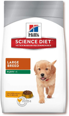 

Hills Science Diet Puppy Large Breed, Chicken Meal & Oats Chicken 4 kg Dry Dog Food