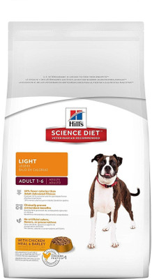 

Hills Science Diet Adult Light, Chicken Meal & Barley Dog Food Chicken 15 kg Dry Dog Food