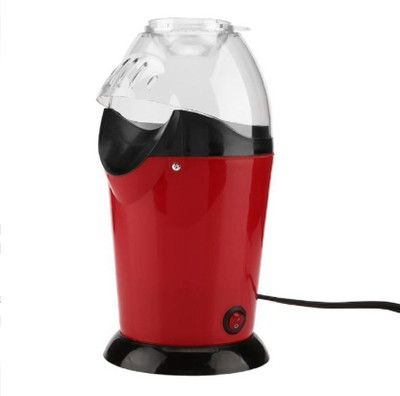 

HARHIM Mini Electric Household Popcorn Maker Machine Suitable For Children To DIY Mini Hot Air popcorn maker in Just 3 min 60 g Popcorn Maker(Red, Black)