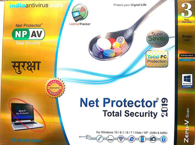 

Net Protector Total Security 1 User 3 Years(CD/DVD)