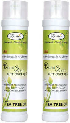 

Luster Dead Skin Remover Gel with Tea Tree Oil (Hand & Foot Care - Mani-Pedi Care) Pack of 2(350 ml)