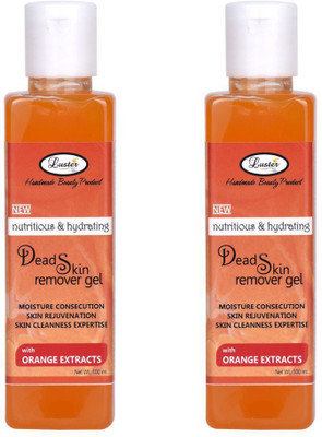 

Luster Dead Skin Remover Gel with orange extracts (Hand & Foot Care - Mani-Pedi Care) Pack of 2(100 ml)