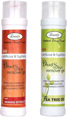 

Luster Dead Skin Remover Gel with orange extracts + Tea Tree Oil (Hand & Foot Care - Mani-Pedi Care) Pack of 2(350 ml)