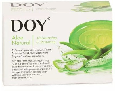 Doy Aloe Natural Moisturising & Restoring Soap 50g(50 g, Pack of 2)