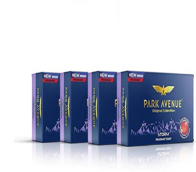 

Park Avenue strom bathing soap 125g X 4(500 g, Pack of 4)