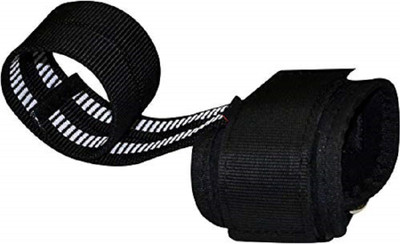 Leosportz weight lifting wrist support with long straps Gym & Fitness Gloves(Black)