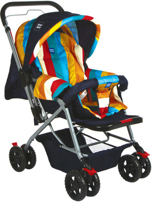 

MeeMee Comfortable Pram with 3 Seating Positions (Black) Pram(3, Black)