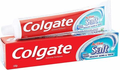 

Colgate Toothpaste Active Salt - 100 g (Salt) Pack of 3 Toothpaste(100 g, Pack of 3)