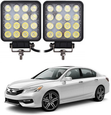 ARN 62Square Shape Sixteen Led Fog Light For Back Up Lamp Car LED for Honda (12 V, 48 W)(Accord, Pack of 2)