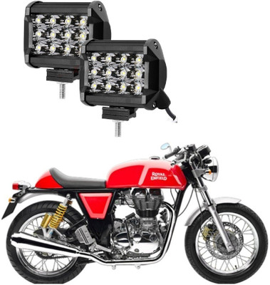 AUTOGARH Twelve Led Fog Light Bar Spot Beam Driving Lamp For Classic 350 Fog Lamp Motorbike LED for Royal Enfield (12 V, 55 W)(Classic 350, Pack of 2)