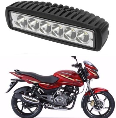 AUTOGARH Bar Spot Beam Off Road Driving 6 CREE Headlight Motorbike LED for Bajaj (12 V, 55 W)(Pulsar 150, Pack of 1)