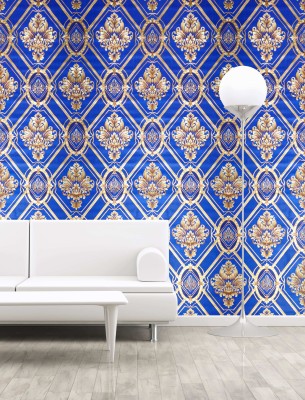 PERFECT DECOR Classics Blue Wallpaper(1000 cm x 53 cm)