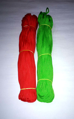 CHL MACRAME SET OF 4 COLOR ORANGE / GREEN