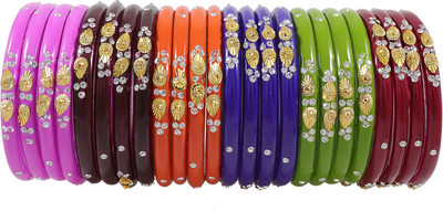 NMII Glass Zircon Bangle Set(Pack of 24)