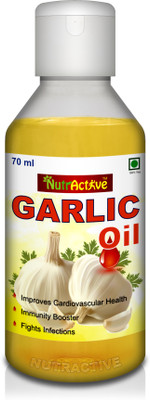 

NutrActive Pure Garlic Essential Oil 70ml (Allium sativum) 100% Natural(70 ml)