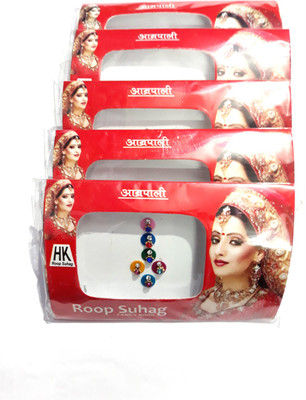 

Roop Suhag RS09 ForHead Multicolor Bindis(Fancy & Stone Bindi)